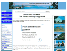Tablet Screenshot of gold-coast-australia-holidays.com